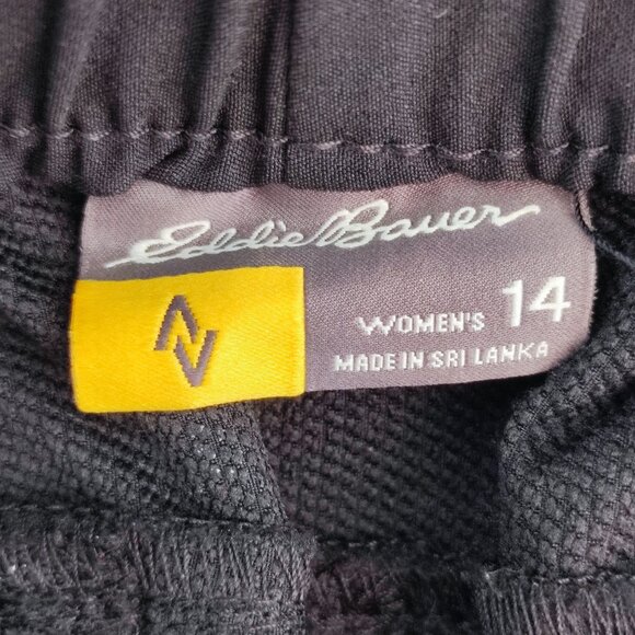 Eddie Bauer Travex Climatrail Outdoor convertible pants black women's size 14 - Picture 6 of 15